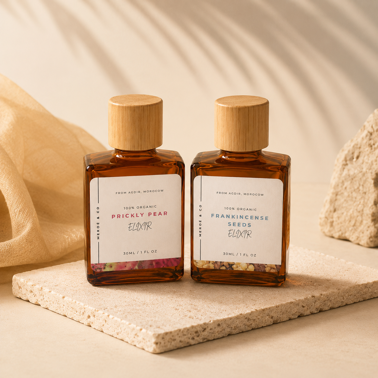 Desert Renewal Ritual | Prickly Pear & Frankincense Anti-Aging Facial Oil